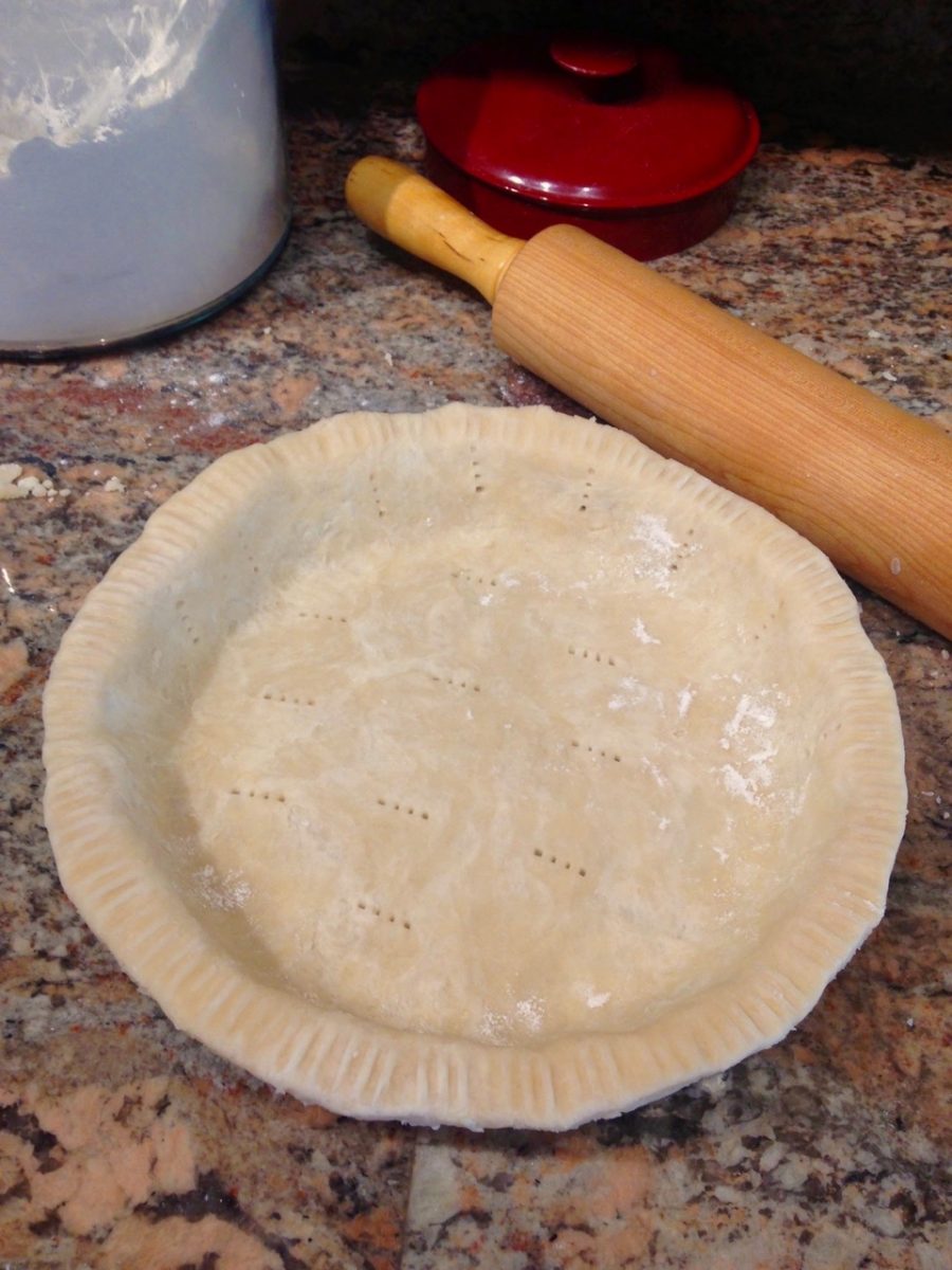 How to pre-bake a pie crust.