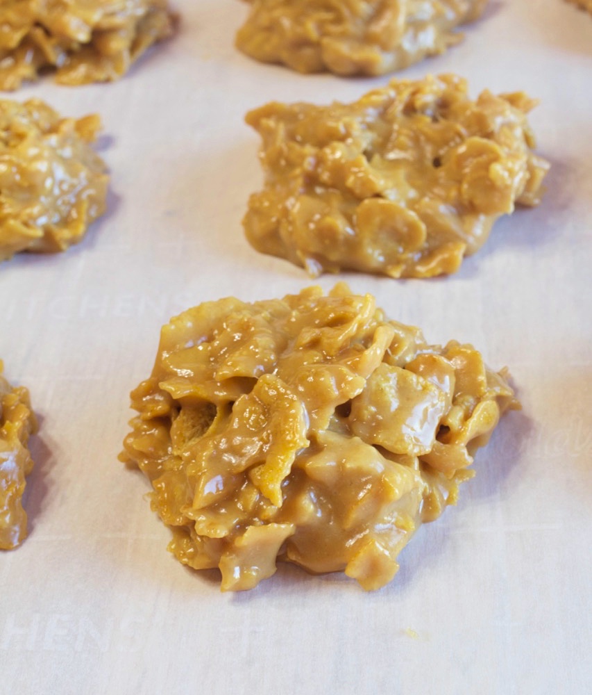 Cornflake Peanut Butter Chews.