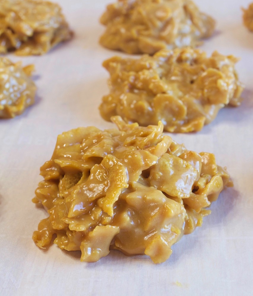 Cornflake Peanut Butter Chews.