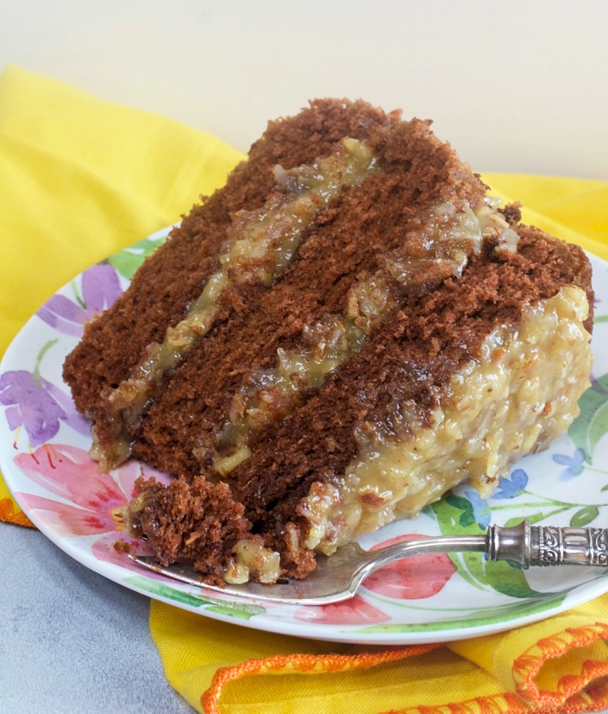 Authentic German's Chocolate Cake - My Country Table