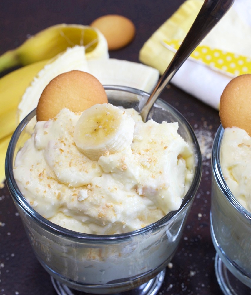 no-cook banana pudding.