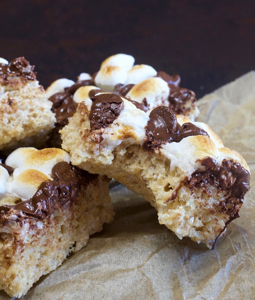 S'mores Krispie Treats.