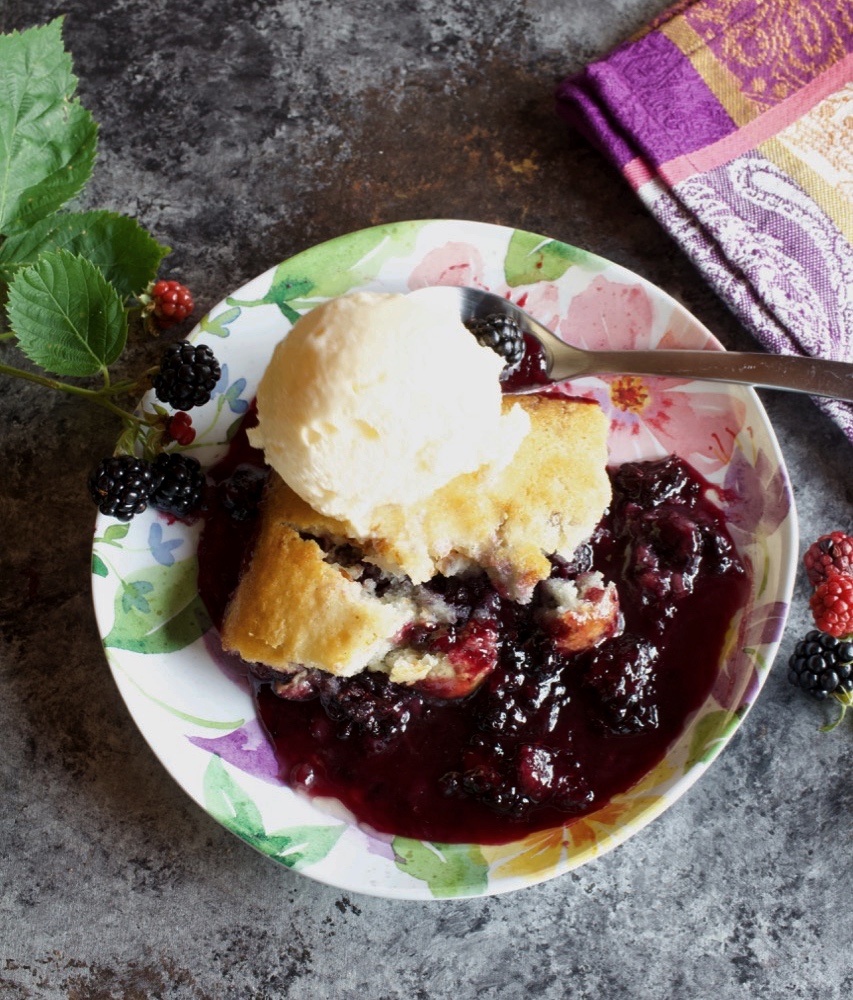 Blackberry Cobbler.