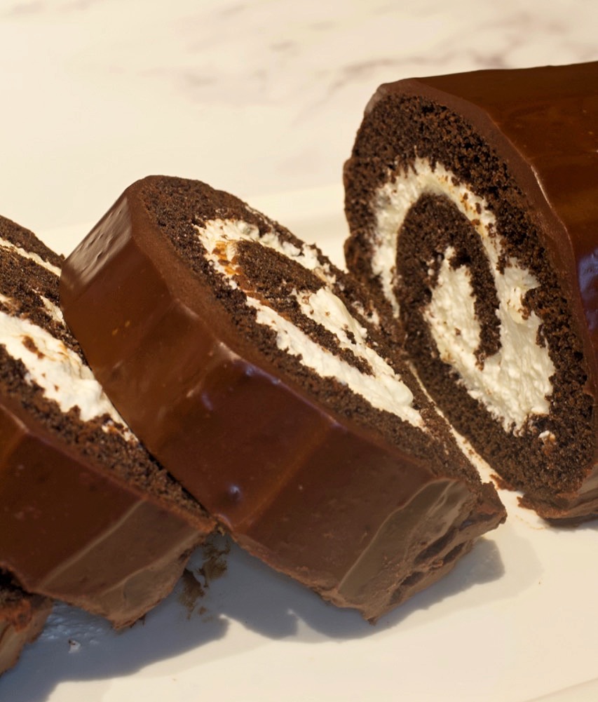 Chocolate Cake Roll.