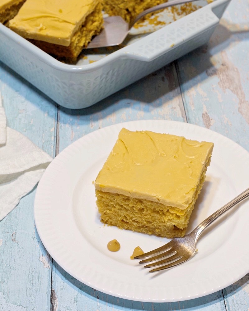 Old Fashioned Butterscotch Cake. 