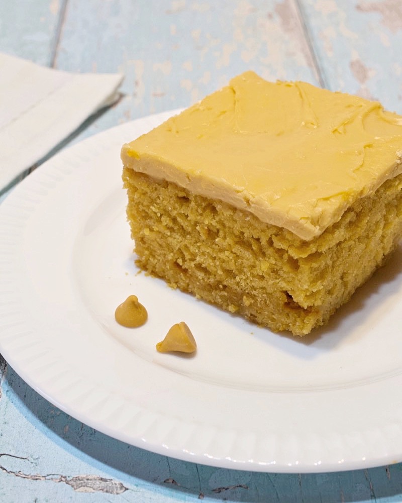 Old Fashioned Butterscotch Cake.