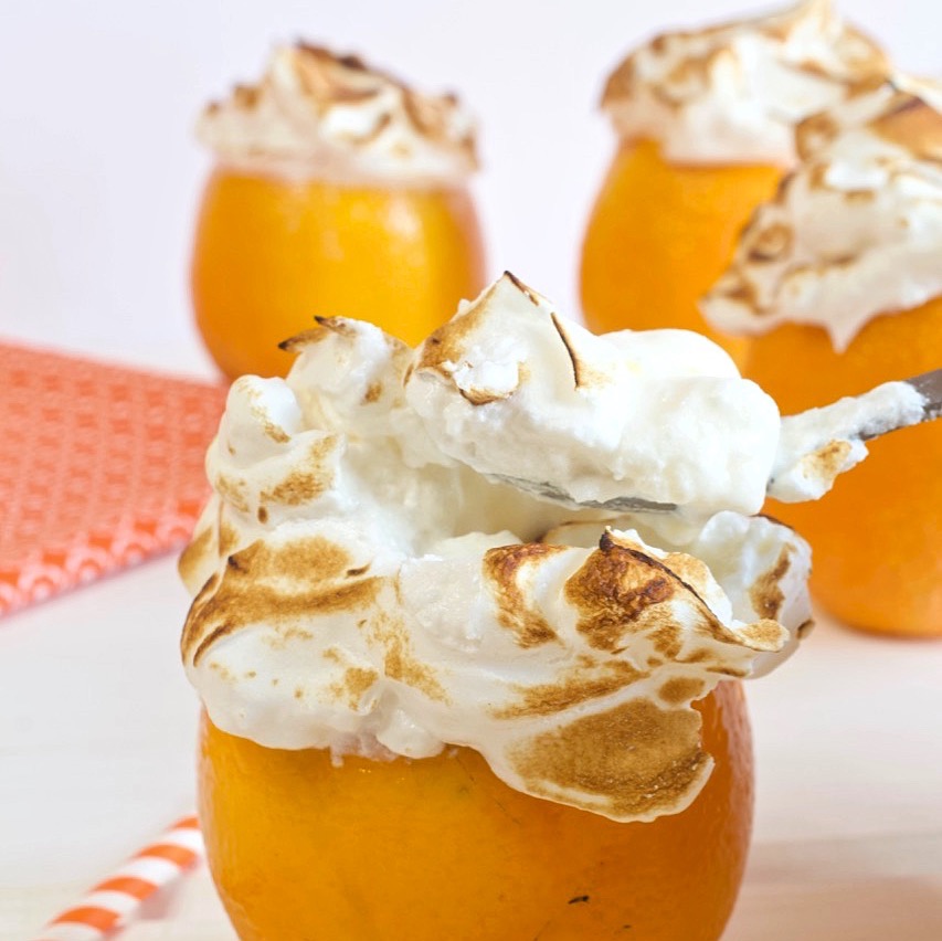 Frozen Orange Creamsicle Cups - My Country Table