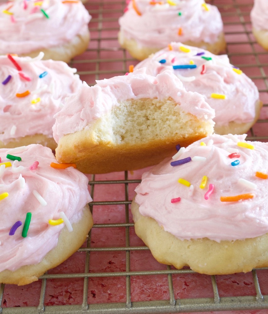 Sour Cream Cookies With Buttercream Frosting - Rich And Delish