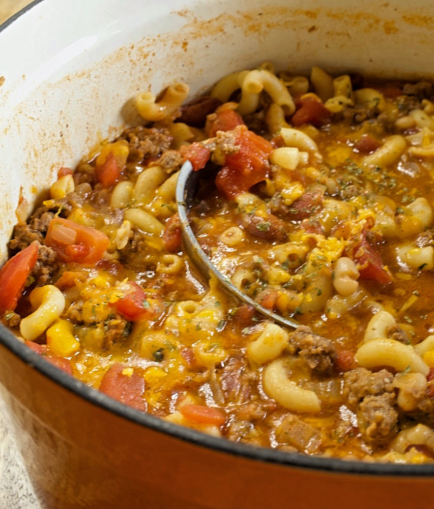 One Pot Chili Mac and Cheese - My Country Table