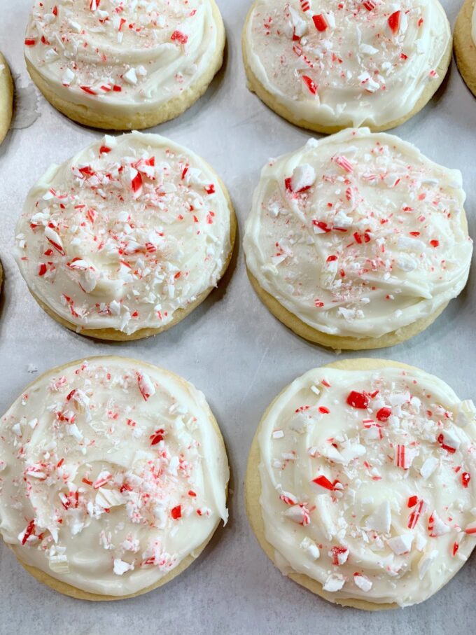 Peppermint Butter Cookies.