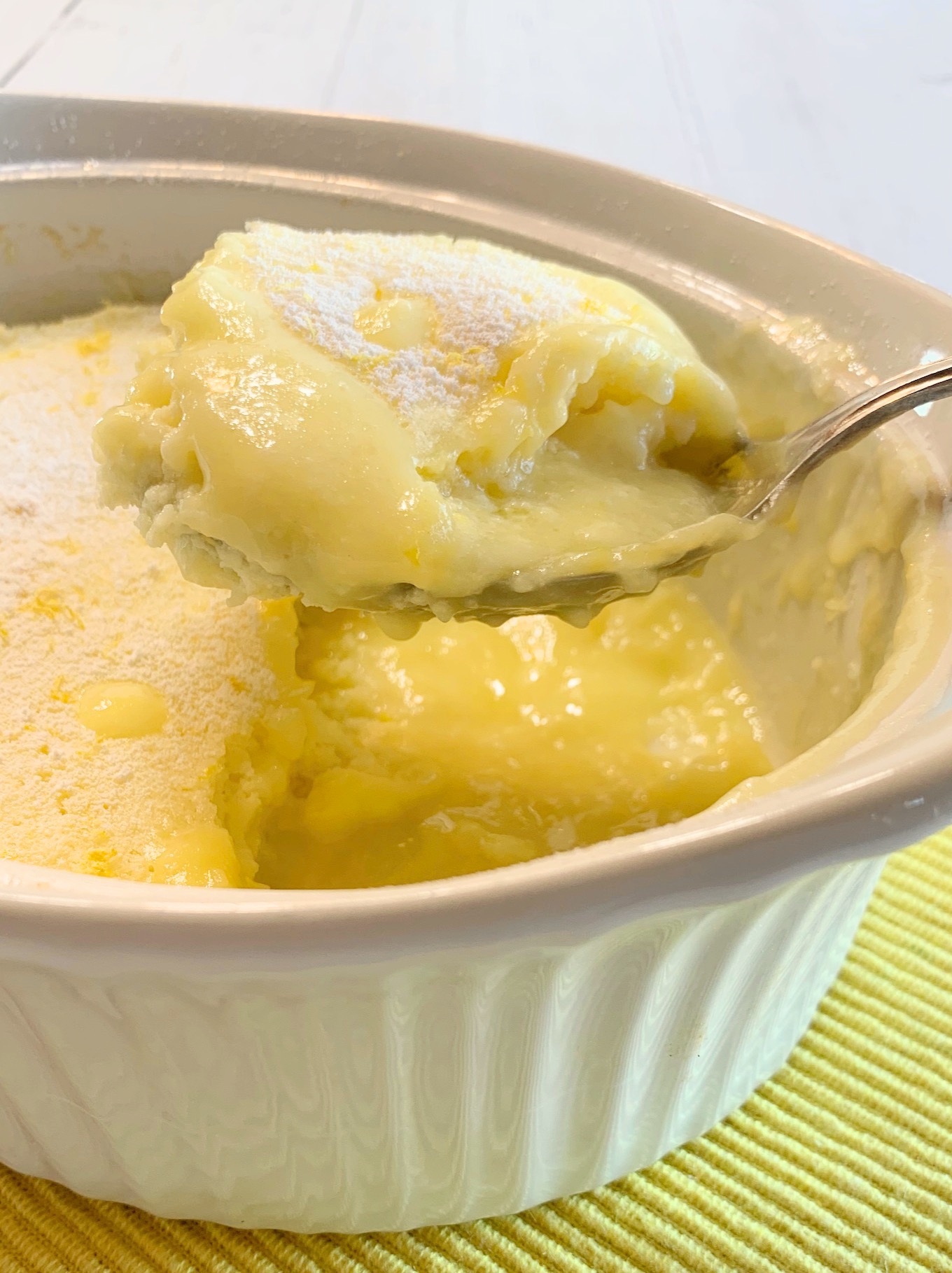 Lemon Cake Custard My Country Table