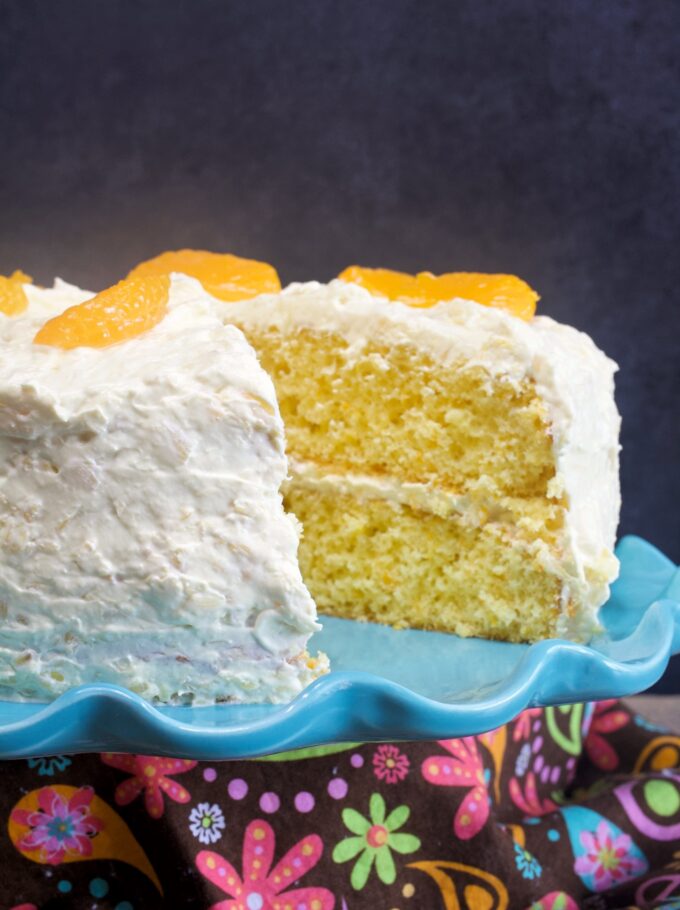 Mandarin Orange Cake. 