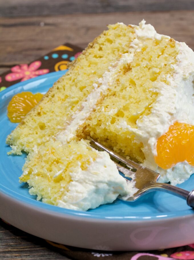 Mandarin Orange Cake.