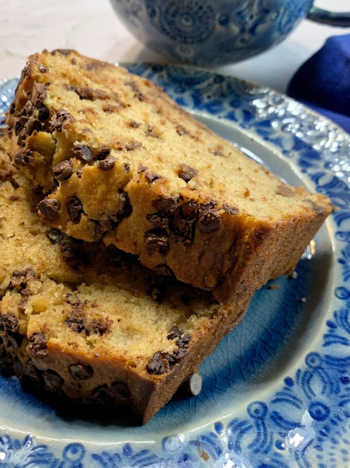 Chocolate Chip Banana Bread. 