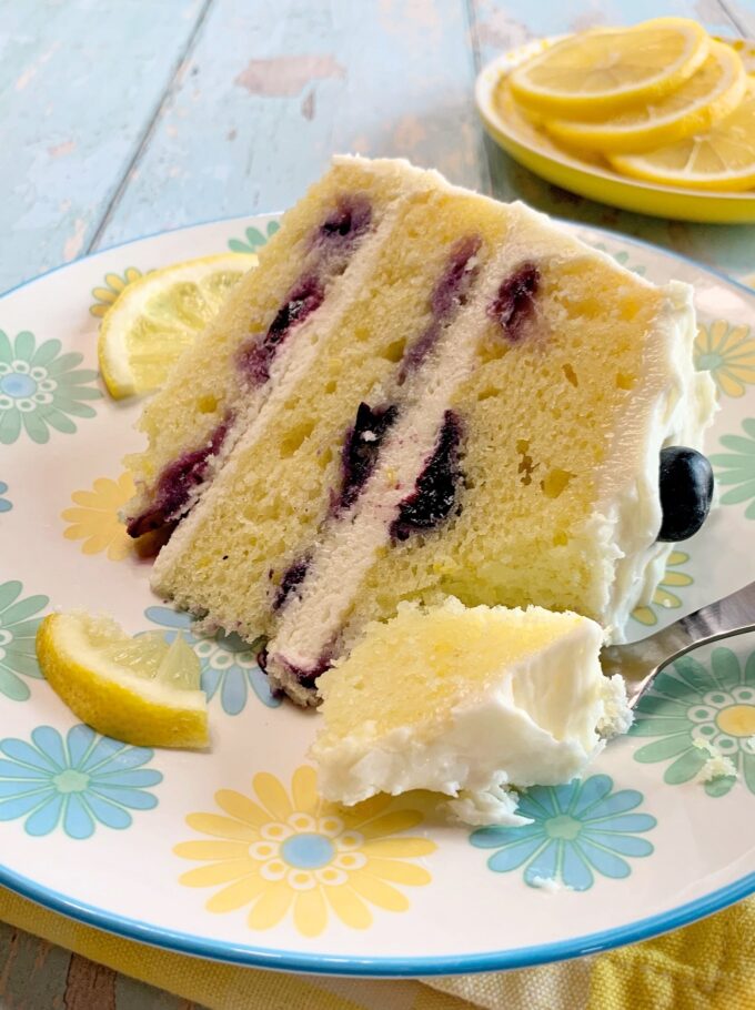 Lemon Blueberry Cake.