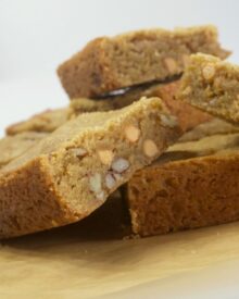 Butterscotch Pecan Blondies.