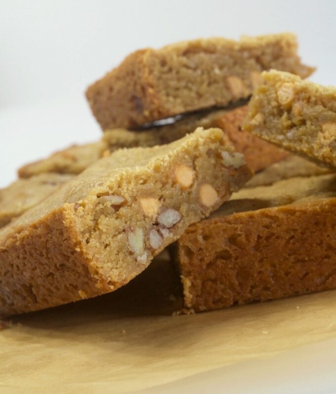 Butterscotch Pecan Blondies.