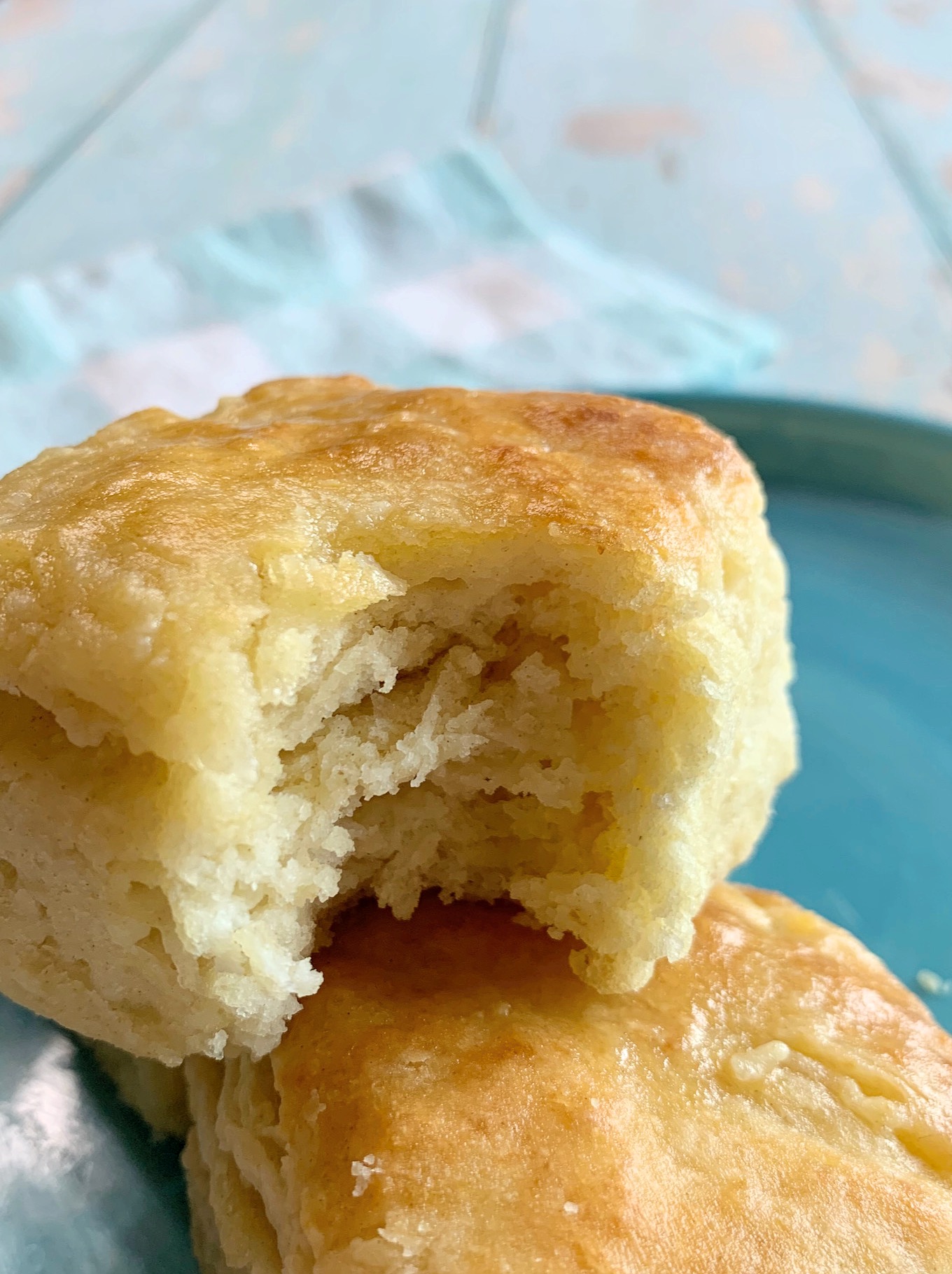 Soft & Fluffy Cream Cheese Biscuits - My Country Table