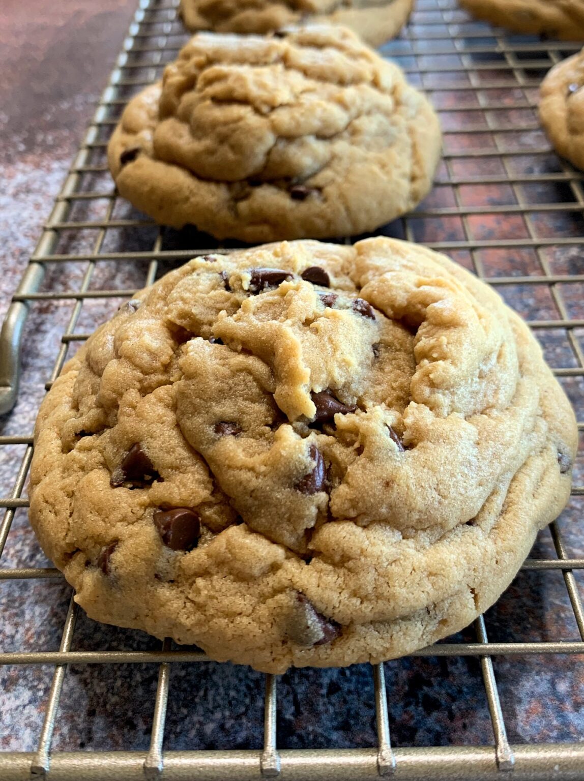 Thick & Chewy Peanut Butter Chocolate Chip Cookies - My Country Table