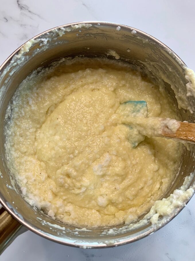 Southern spoonbread batter.