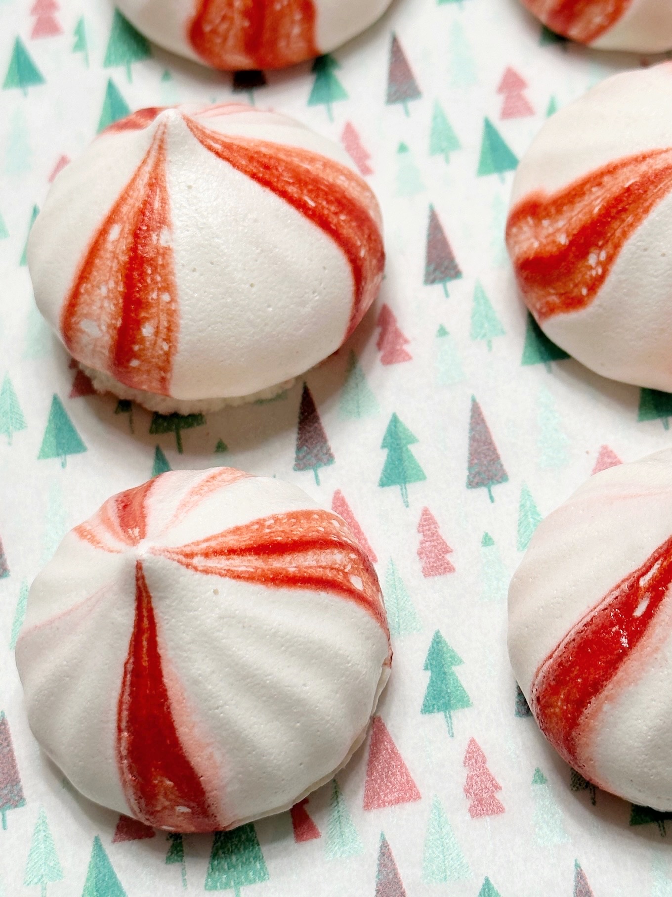 Peppermint Meringue Cookies My Country Table