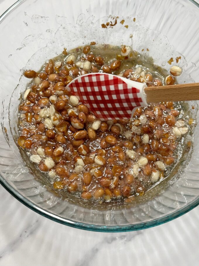 ten minute peanut brittle.