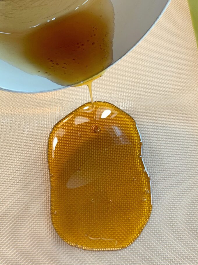 cracked glass caramel.