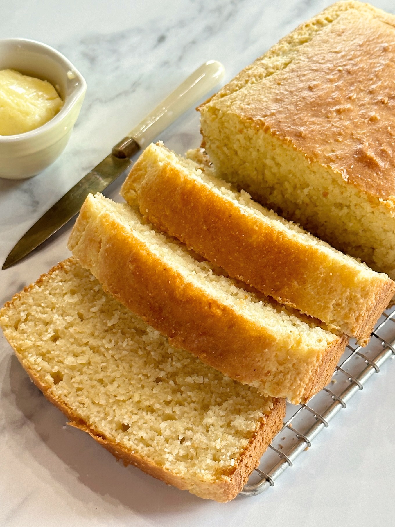 Amish Sour Cream Cornbread - My Country Table