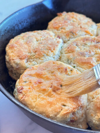 Bacon Cheddar Chive Biscuits - 4