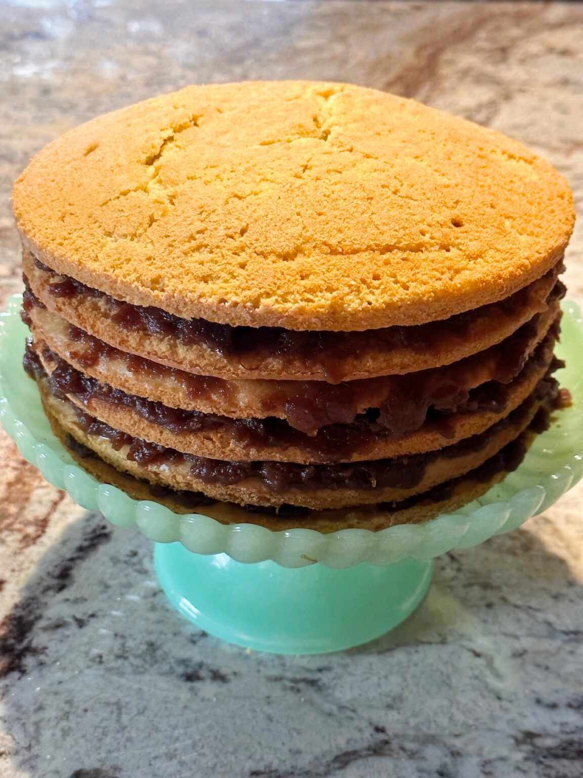 Molasses Dried Apple Stack Cake My Country Table