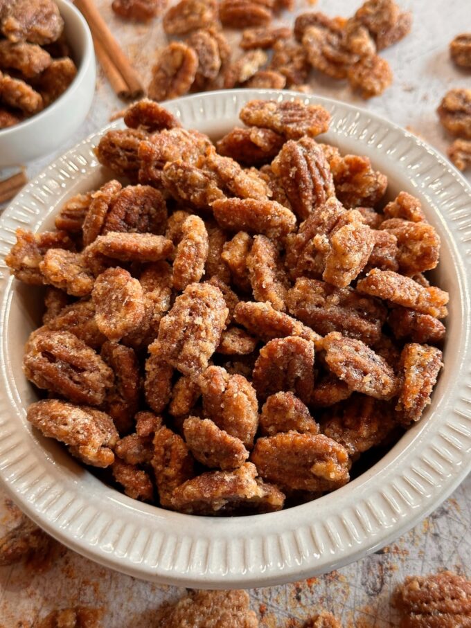 Sweet and Salty Candied Pecans.