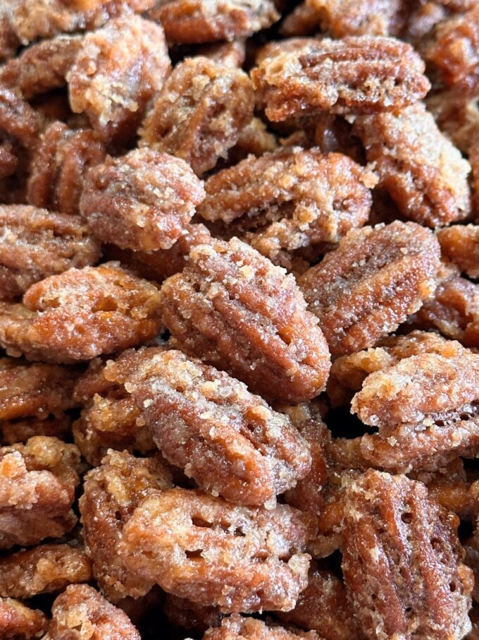 Sweet and Salty Candied Pecans.