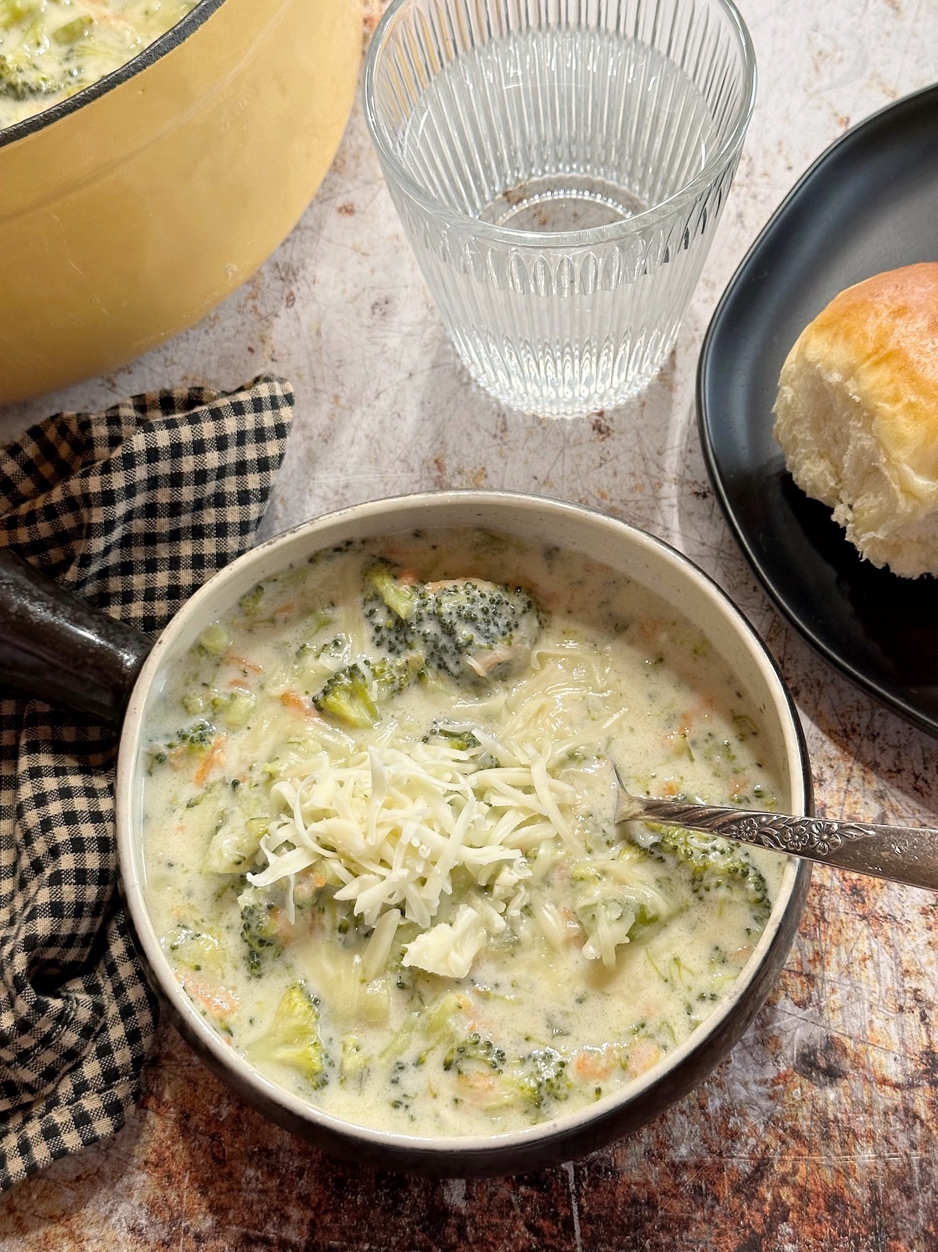 Broccoli Cheese Soup - My Country Table