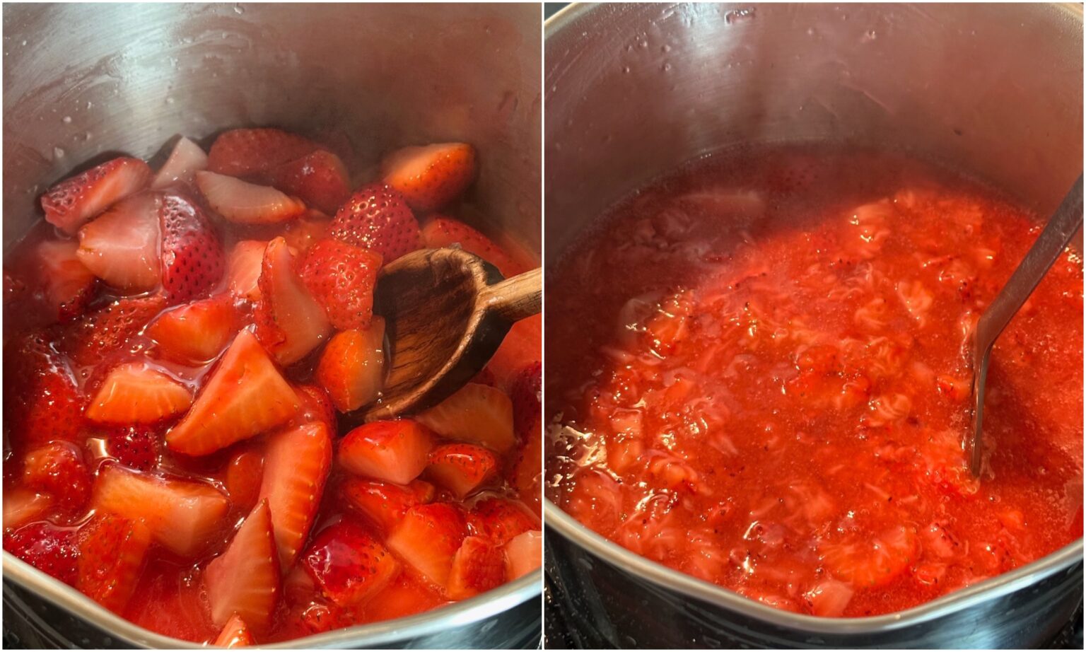 Creamy New York Cheesecake With Strawberry Compote My Country Table