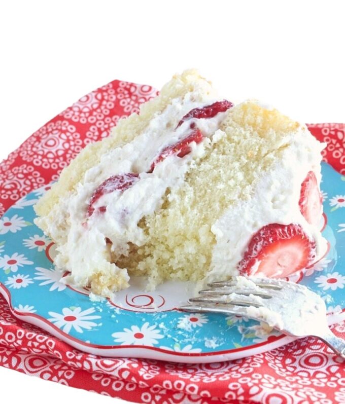 Strawberry Cream Cake.
