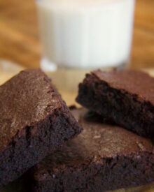 Perfect Fudgy Cocoa Brownies.