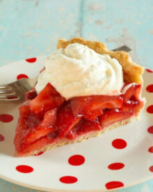 Strawberry Glaze Pie.