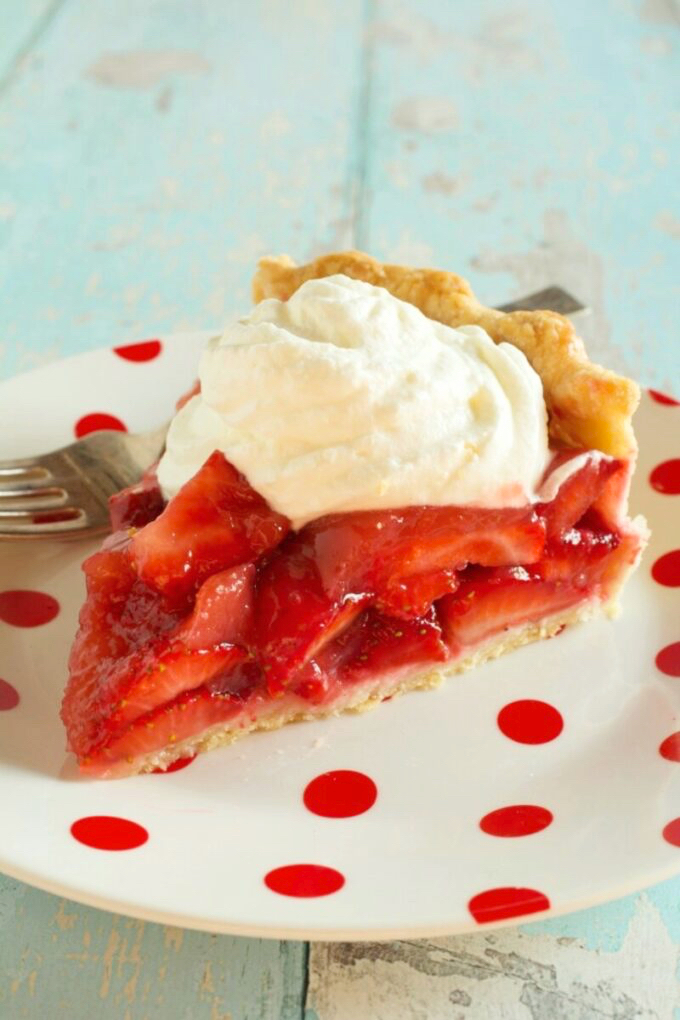 Strawberry Glaze Pie.