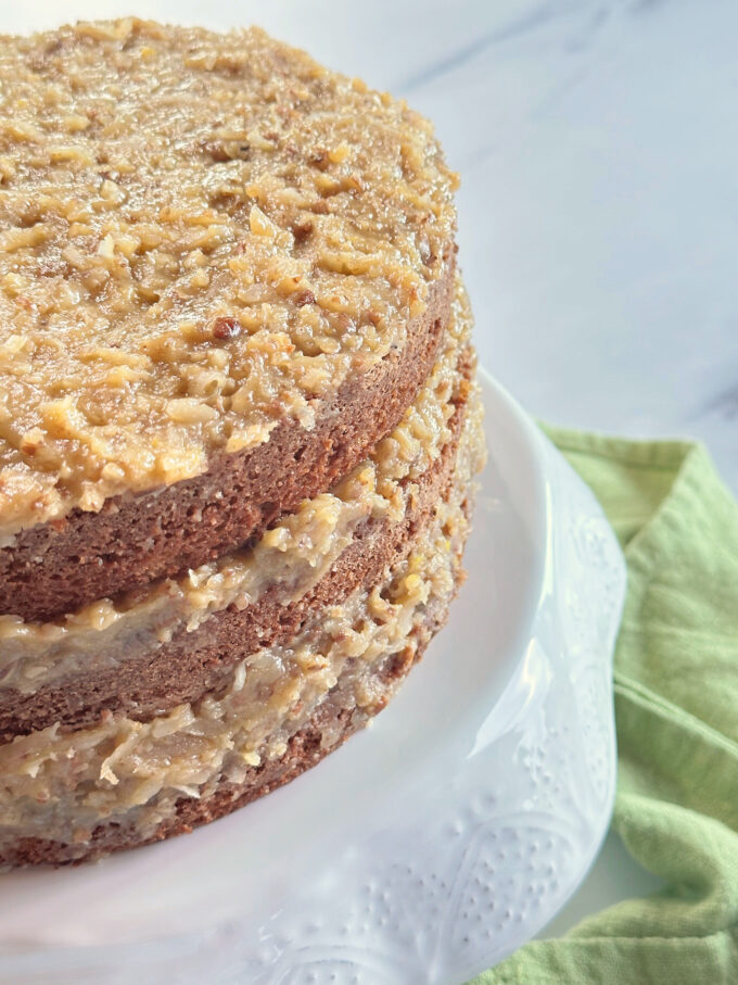 Authentic Germans Chocolate Cake.