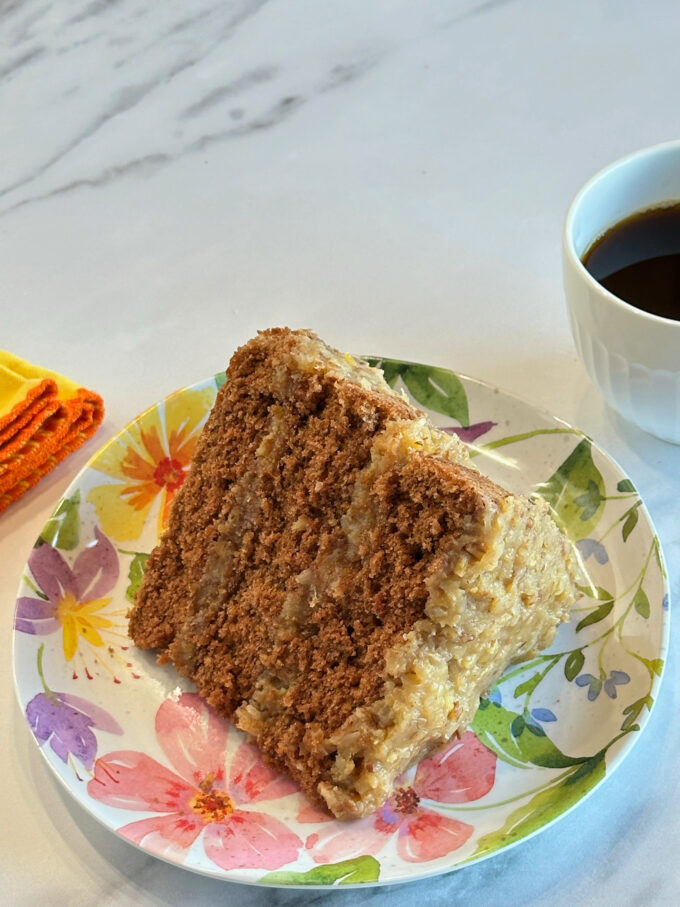 Authentic Germans Chocolate Cake.