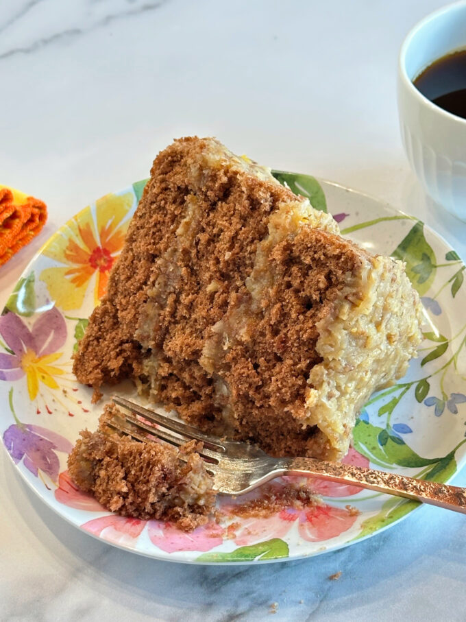 Authentic Germans Chocolate Cake.