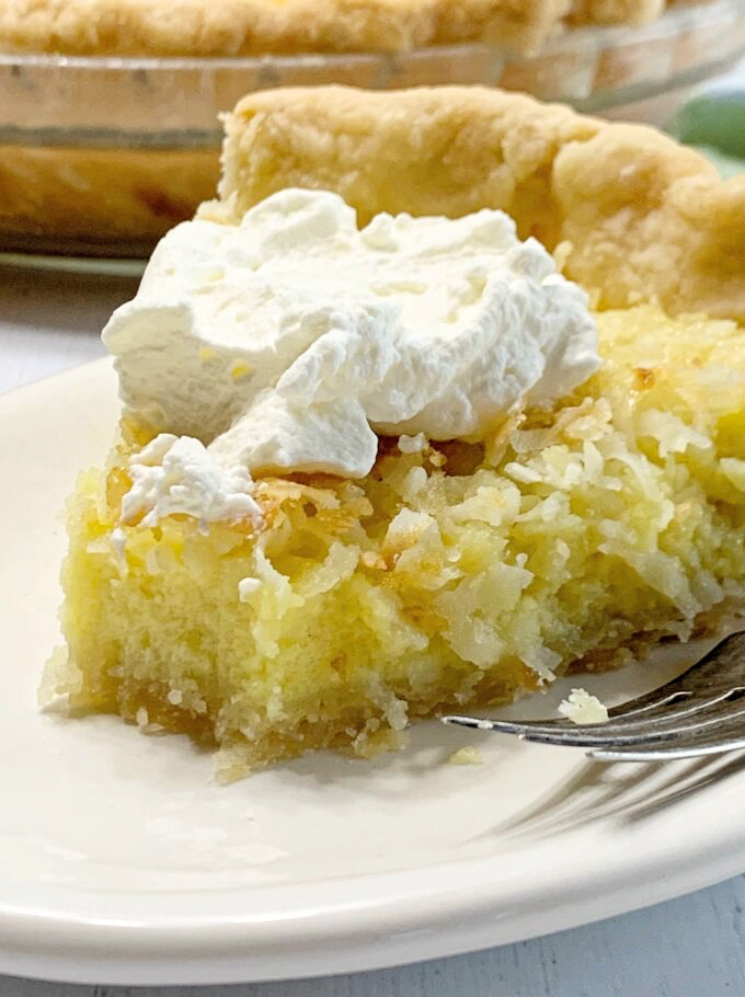 Coconut Custard Pie.