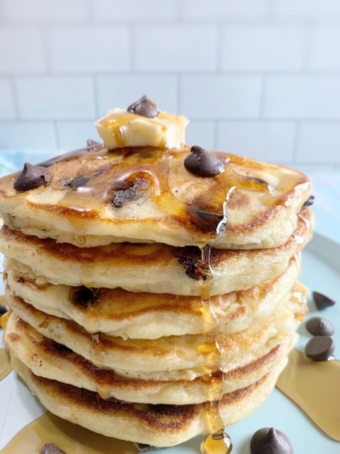 Chocolate Chip Pancakes.