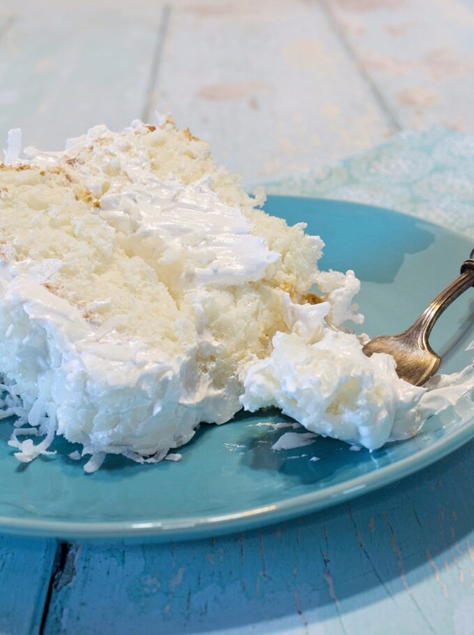 Coconut Cloud Cake.