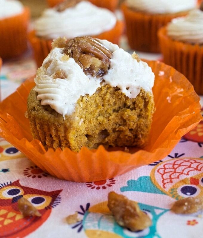 Pumpkin Spice Cupcakes.