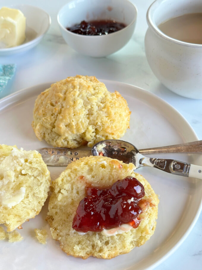 Buttermilk drop biscuits.