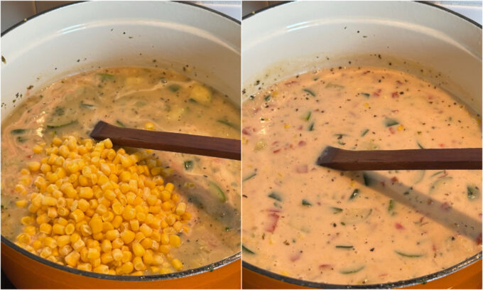 Creamy Vegetable Chowder.