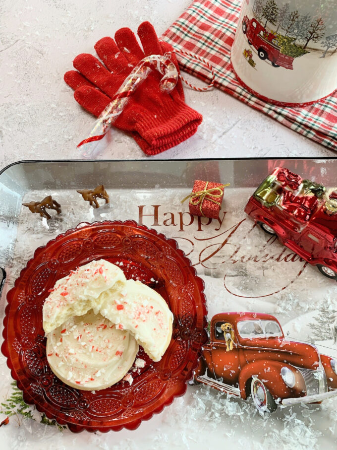 Peppermint Butter Cookies.