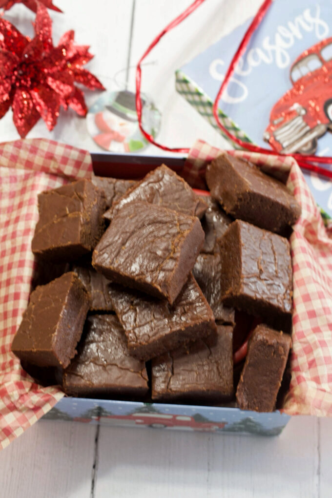 Cocoa Peanut Butter Fudge.
