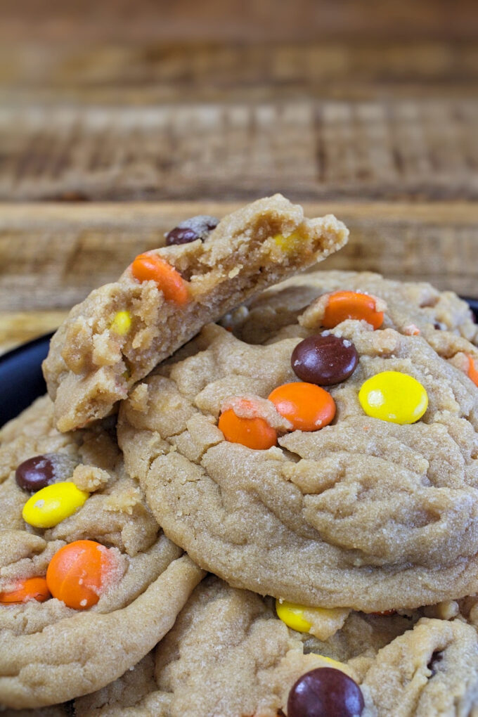 Reeses pieces peanut butter cookies.